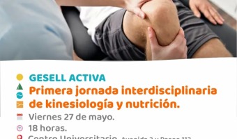 PRIMERA JORNADA INTERDISCIPLINARIA DE KINESIOLOGIA Y NUTRICION